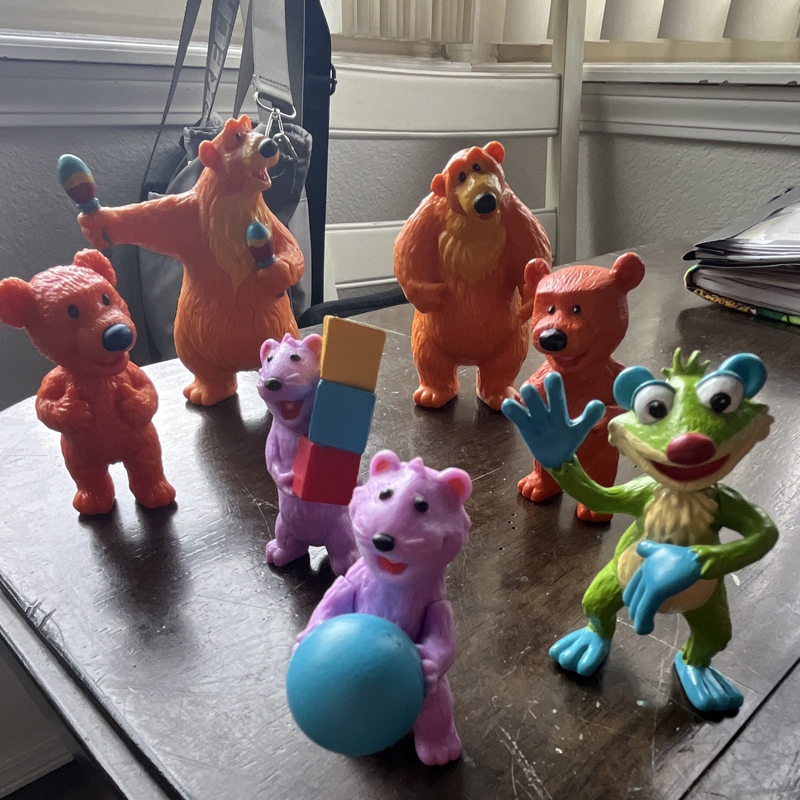 Vintage/Jim Henson /Bear in the big blue House Figure lot of  7