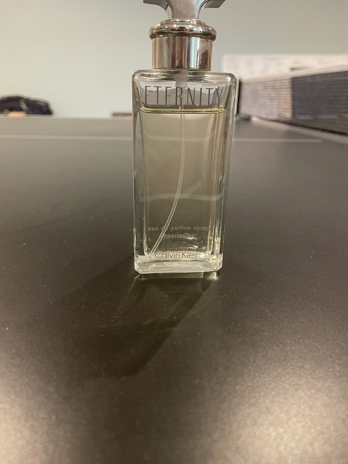 Rare Classic Eternity by Calvin Klein Eau De Parfum Almost Full Miniature 0.5oz