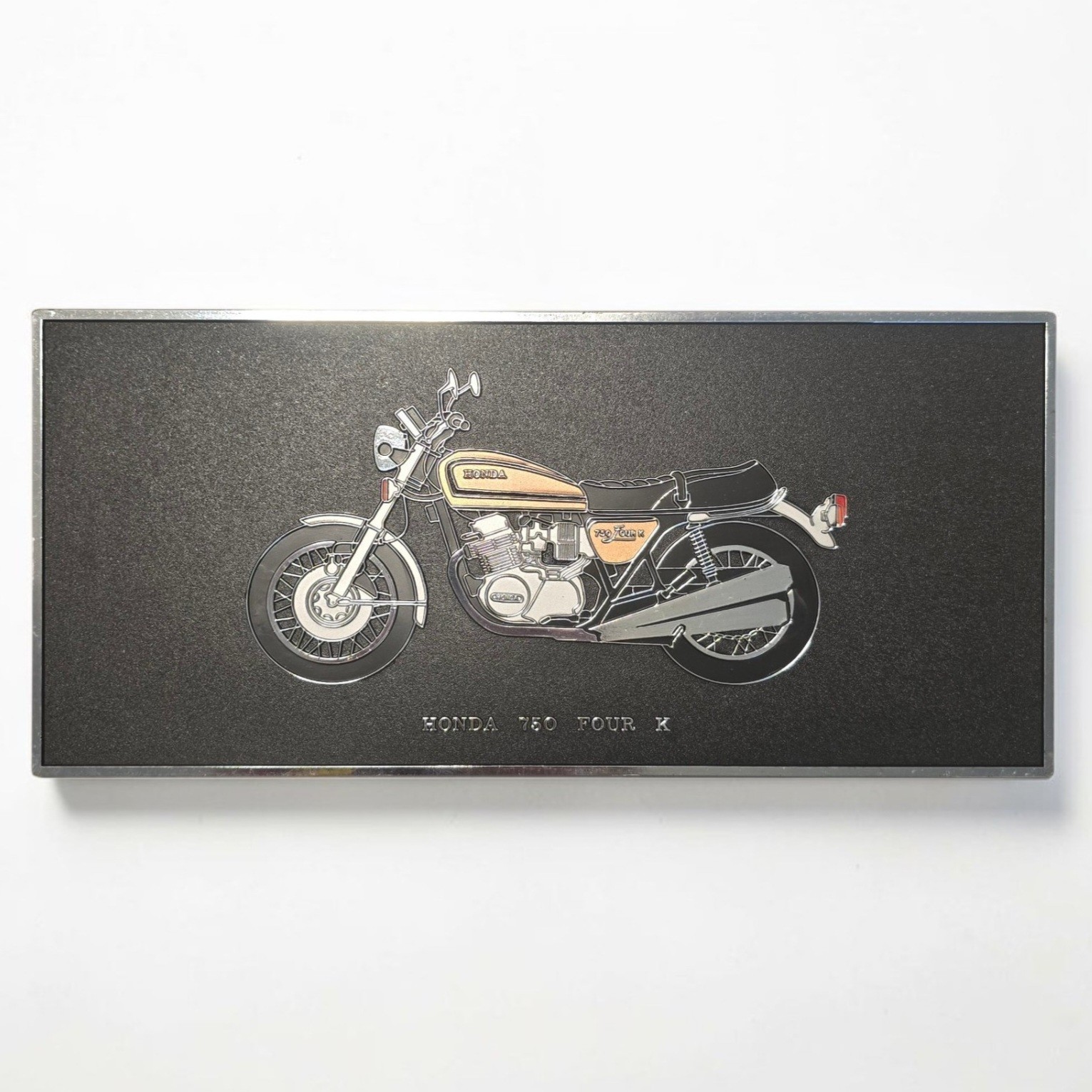 Vintage 1980s Motorcycle Wall Plaque Honda 750 Four K 11