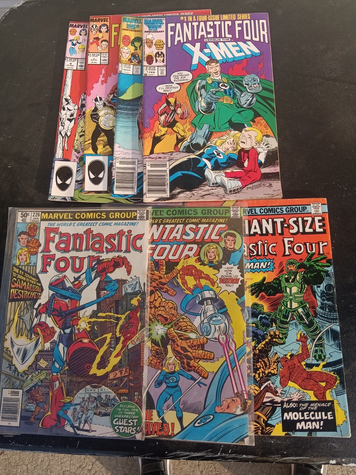 Fantastic Four Versus The X-Men Comic I #1-4 PLUS FANTASTIC 4 COMIC BOOKS LOT 