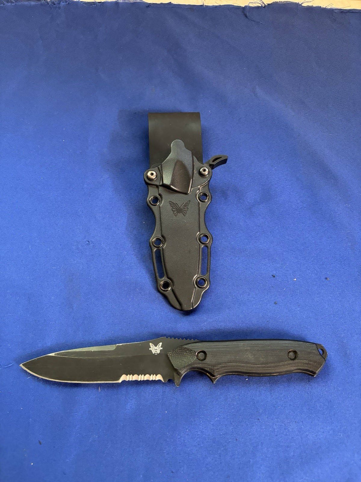 BENCHMADE Nimravus 140SBK KNIFE LOCKING SHEATH, No Box Or Paperwork.