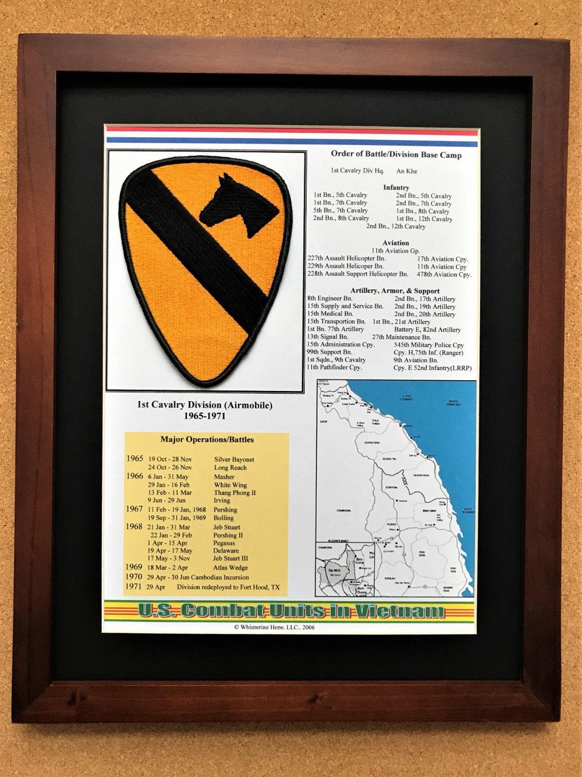1st Cavalry Division (Airmobile) Vietnam Patch & History 11