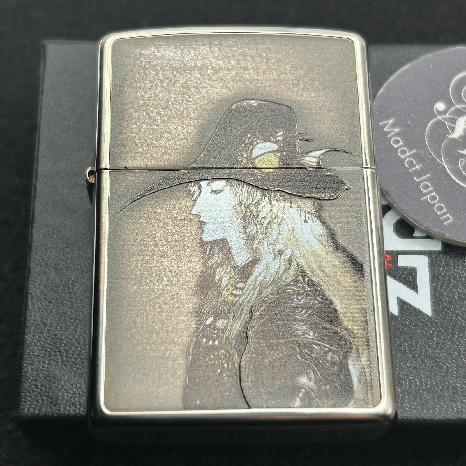 Zippo lighter Amano Yoshitaka Black Final fantasy Vampire hunter Regular Case