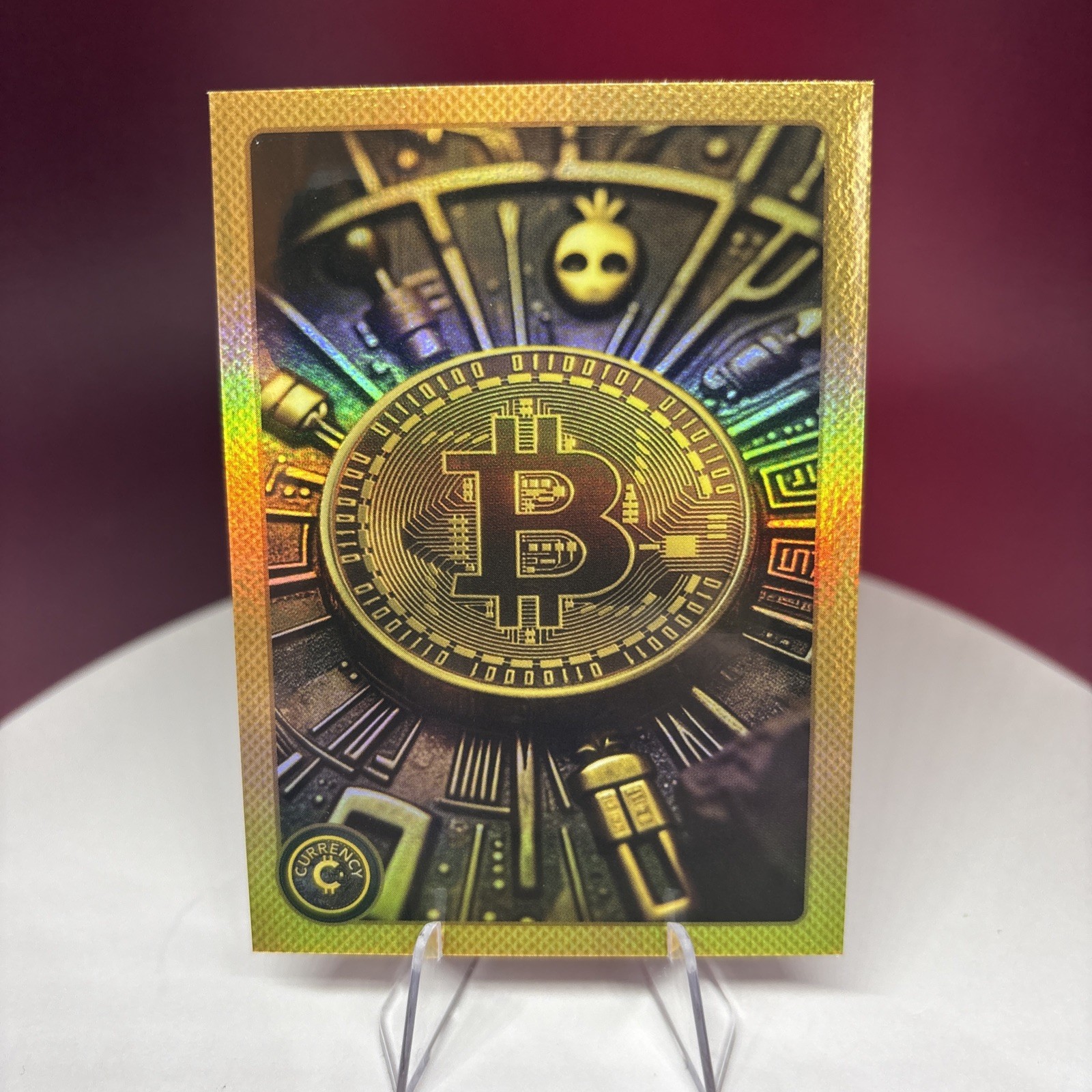 Cardsmiths Currency Bitcoin #120 Hologram Non-Sport Trading Card 2025