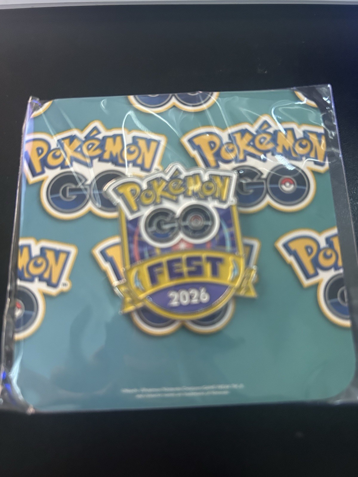 SEALED Pokemon Go Fest 2026 Pin