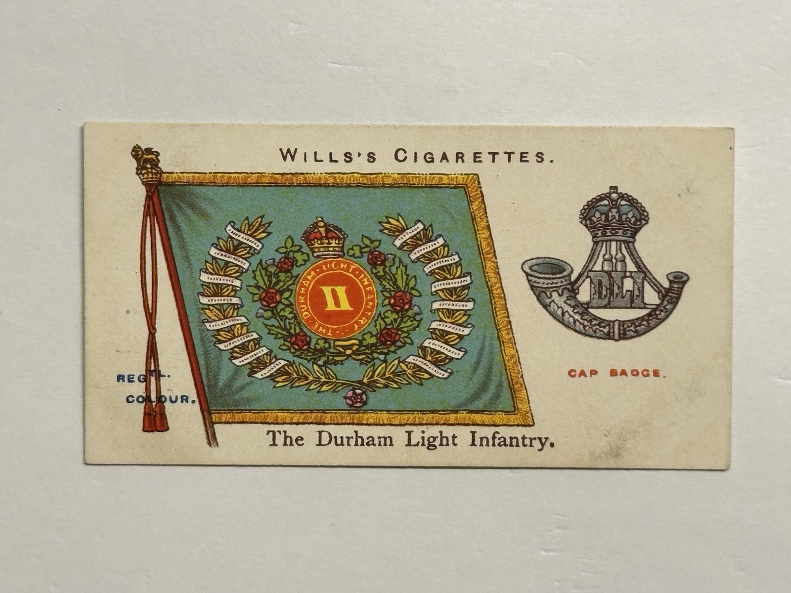 1908-1912 Wills's Cigarettes The Durham Light Infantry #12 First Series