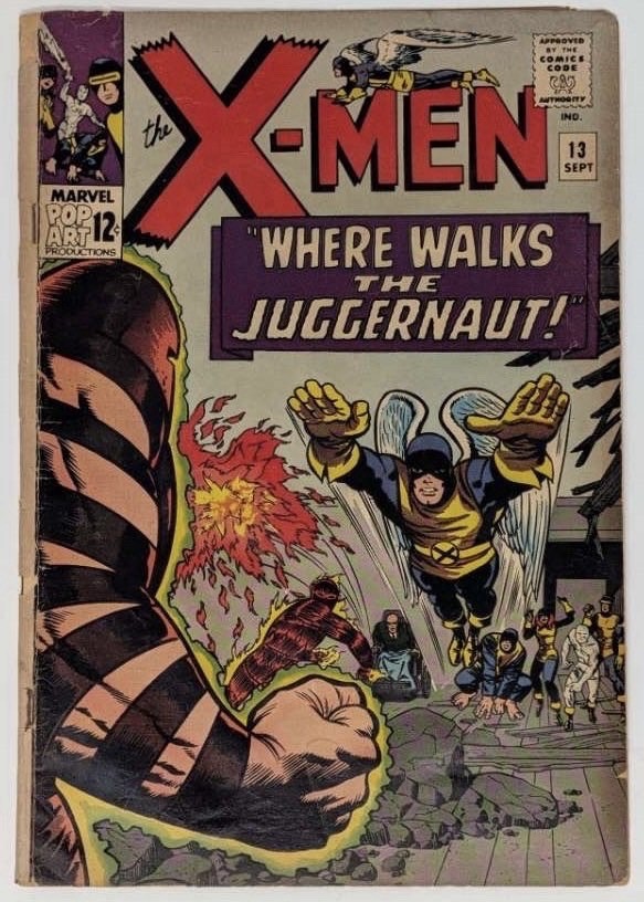 The X-Men #13 Where Walks The Juggernaut Vintage Marvel Comic Book Sept. 1965