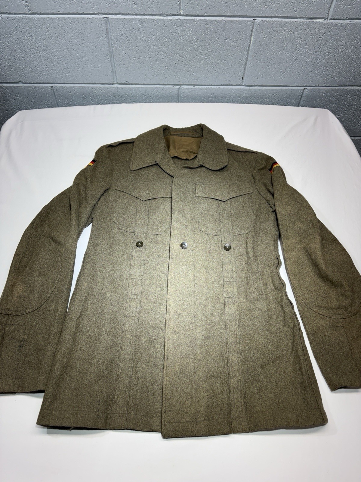 Vintage 1962 West German Bundeswehr Filzlaus Wool Field Jacket RAKA Cold War