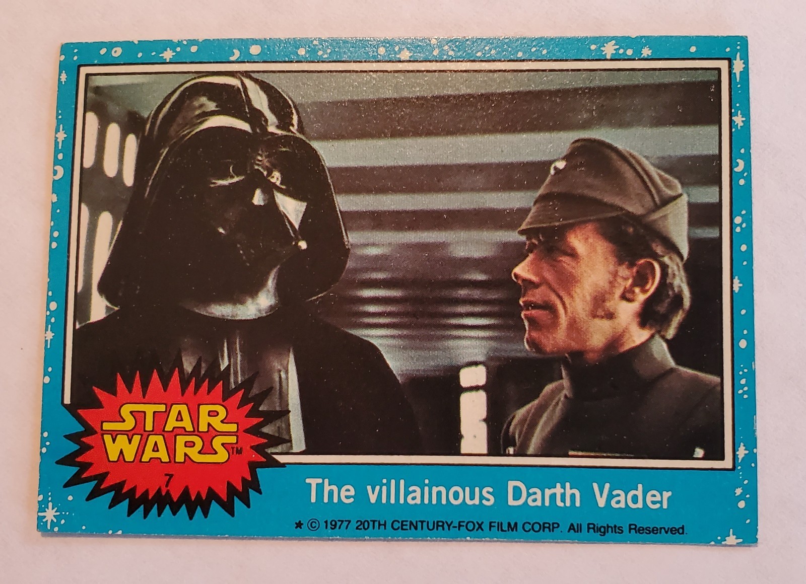 🔥1977 Topps Star Wars Series 1 Blue 🔵 \