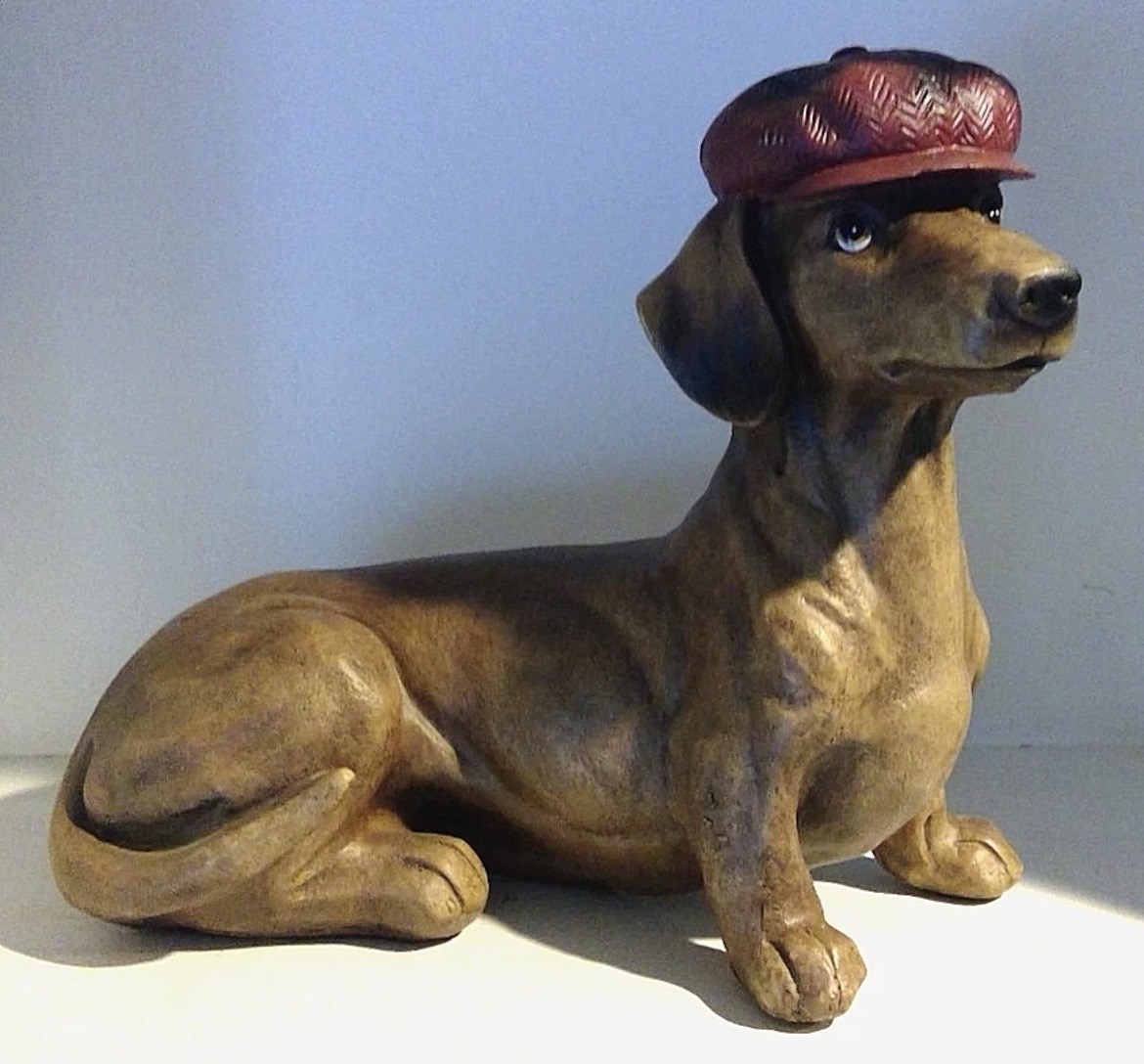 Dachshund Statue with Hat 12\
