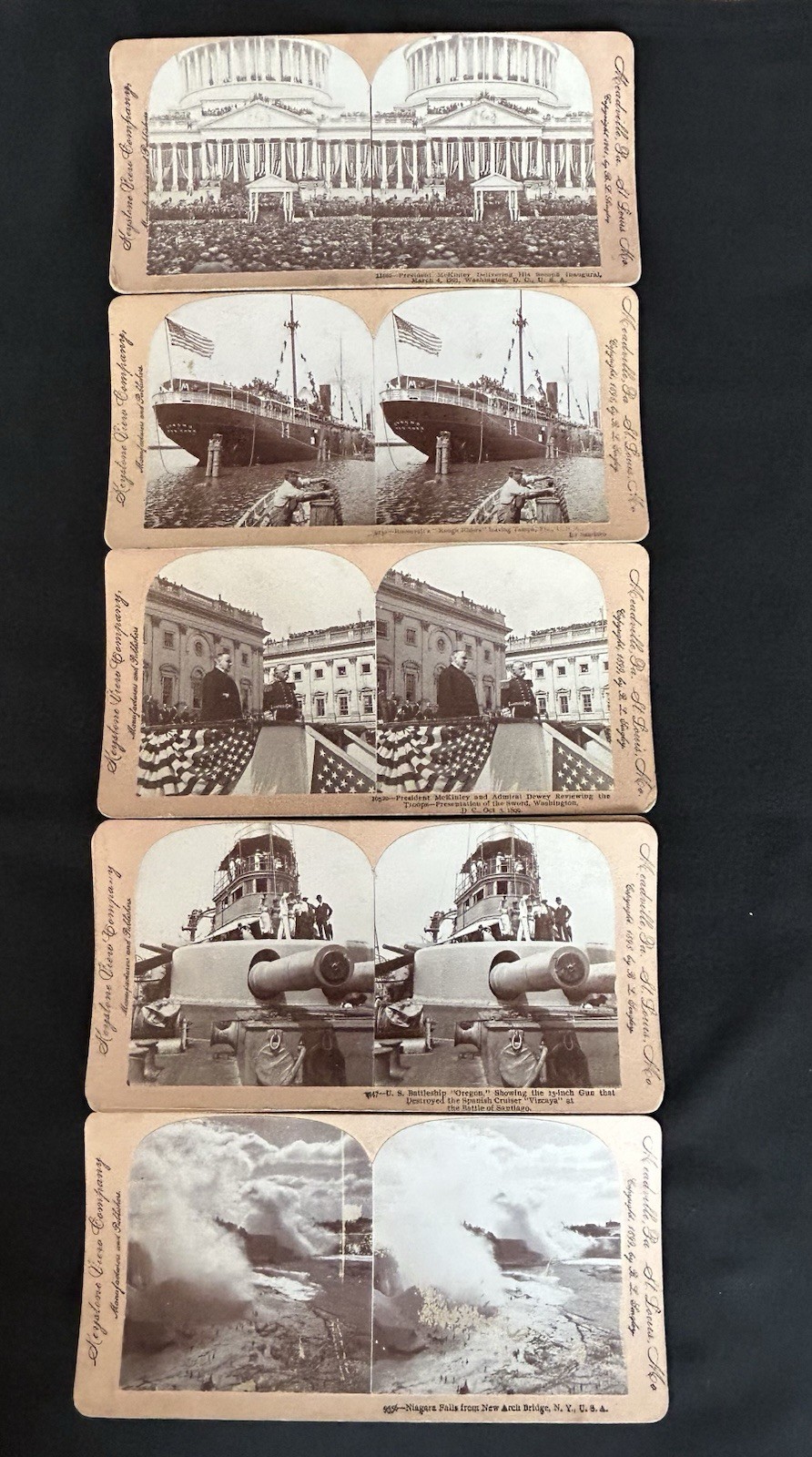 NICE Keystone View Company Stereoscopic Slides Spanish American War 1898