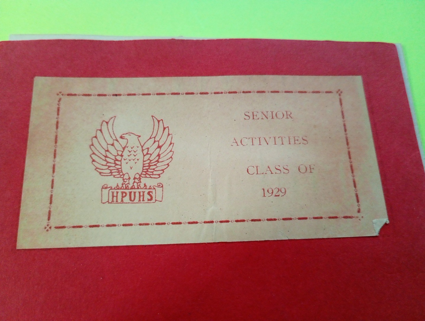 Huntington Beach Ca  1929 Senior Activities Booklet NAMES