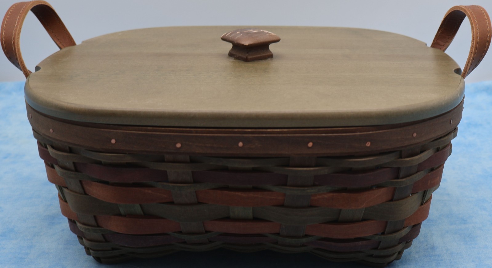 Longaberger 2007 American Craft Basket Wood Lid Protector 13 Inch