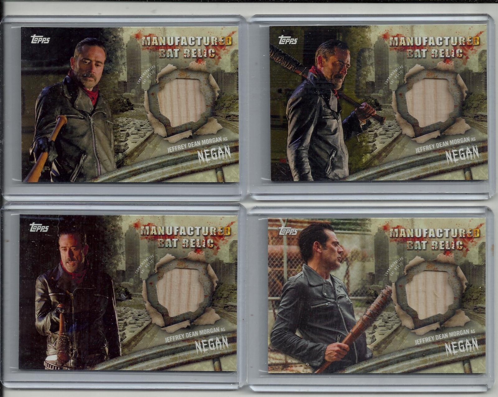 WALMART 2017 Walking Dead Evolution SET of 4 