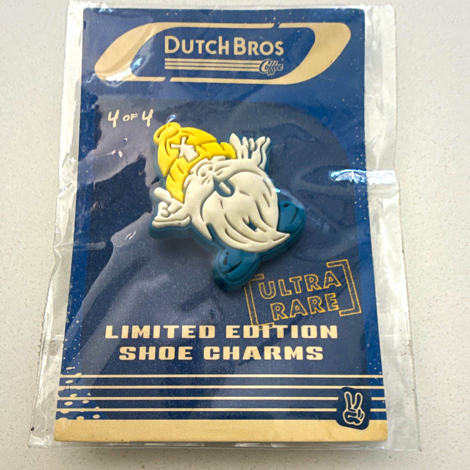 Ultra Rare Dutch Bros Limited Edition Gnome Shoe Charm, 4 of 4 unopened
