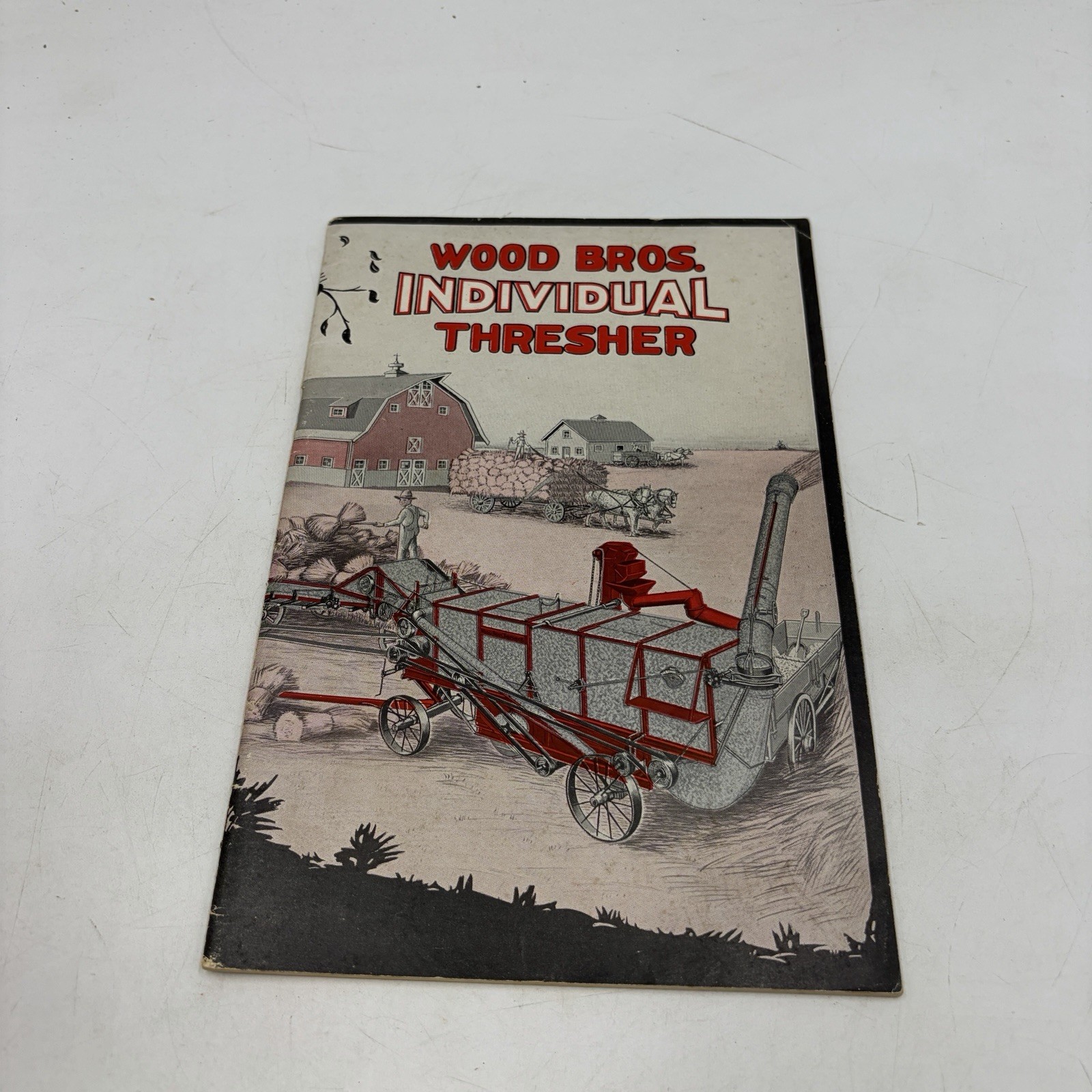Vintage Wood Bros Individual Thresher Catalog Fordson Tractor Brochure Iowa