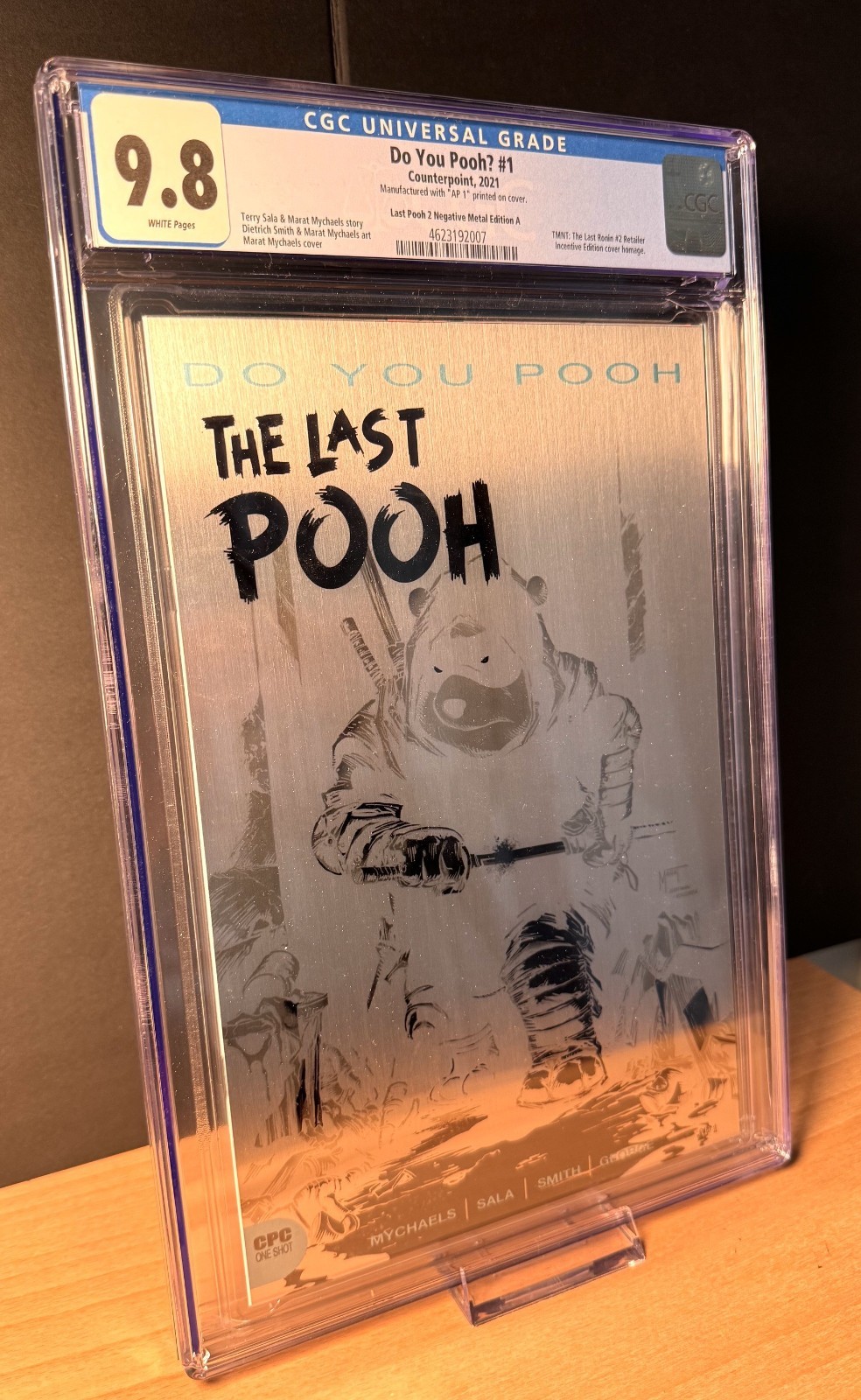 Do You Pooh #1 Last Pooh 2 Metal AP1 CGC 9.8 Top Pop 1 of 3 Homage RARE Metal