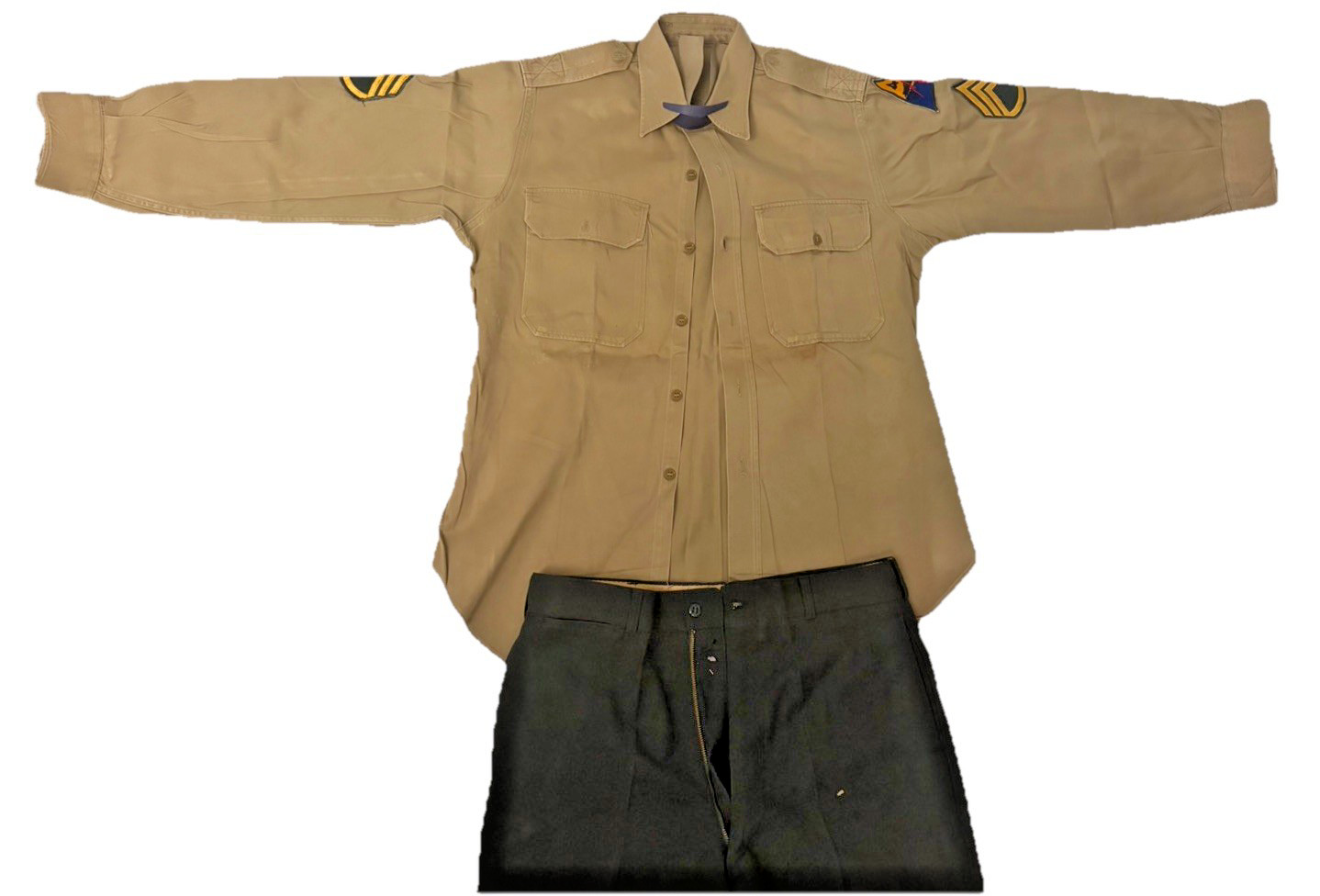 NAMED WWII Korea 1961 Berlin Crisis US Army Uniform 1st Sgt Harold Smith S-3908