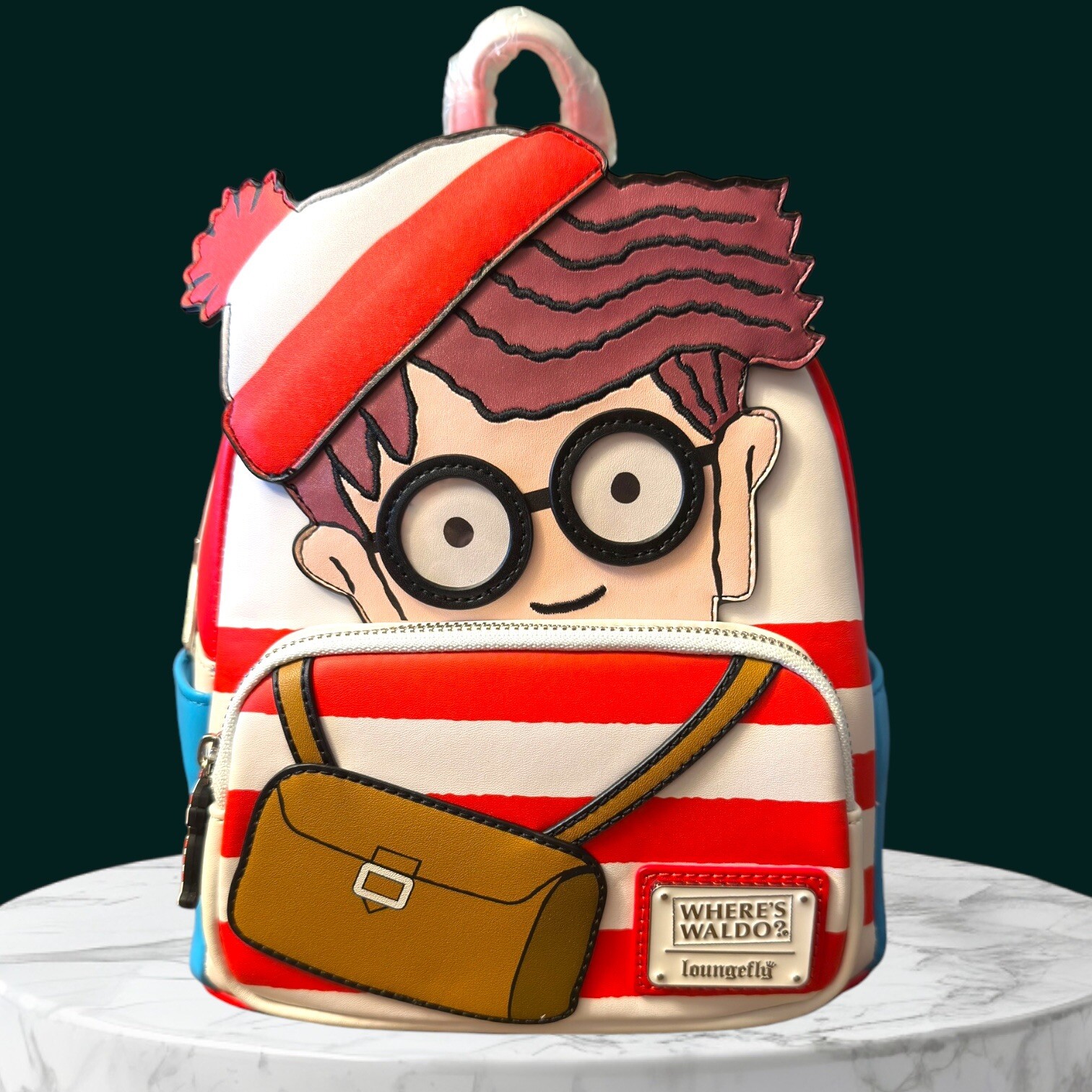 BRAND NEW Loungefly Where’s Waldo Cosplay Mini Backpack