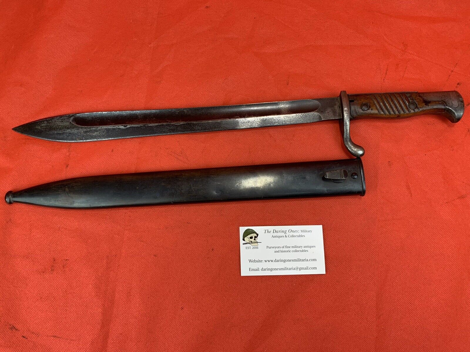 Original WW1 German Butcher Blade Bayonet 