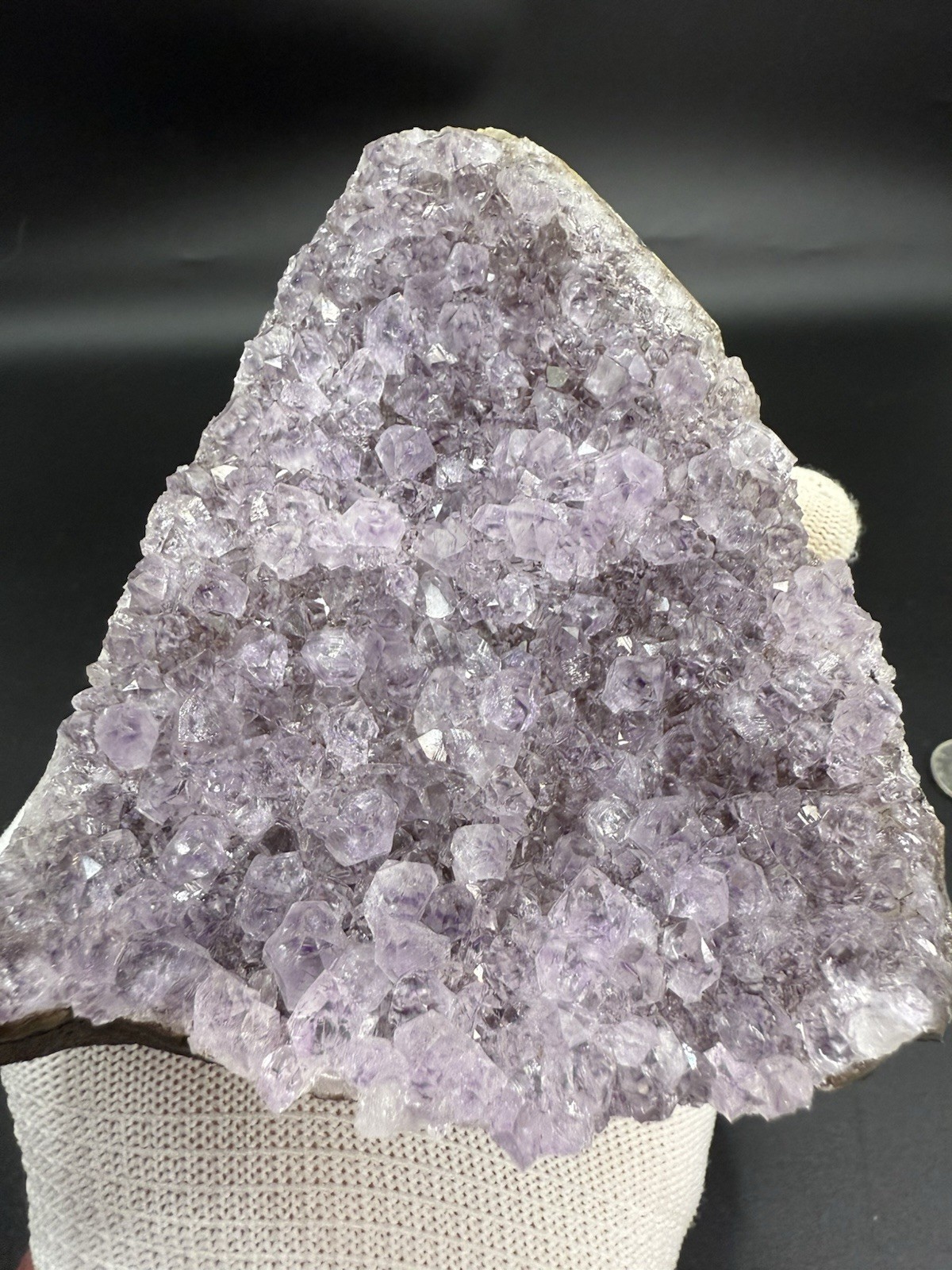 1.7 Lb Natural Uruguayan Amethyst Cut Base Specimen Quartz,Healing,Minerals