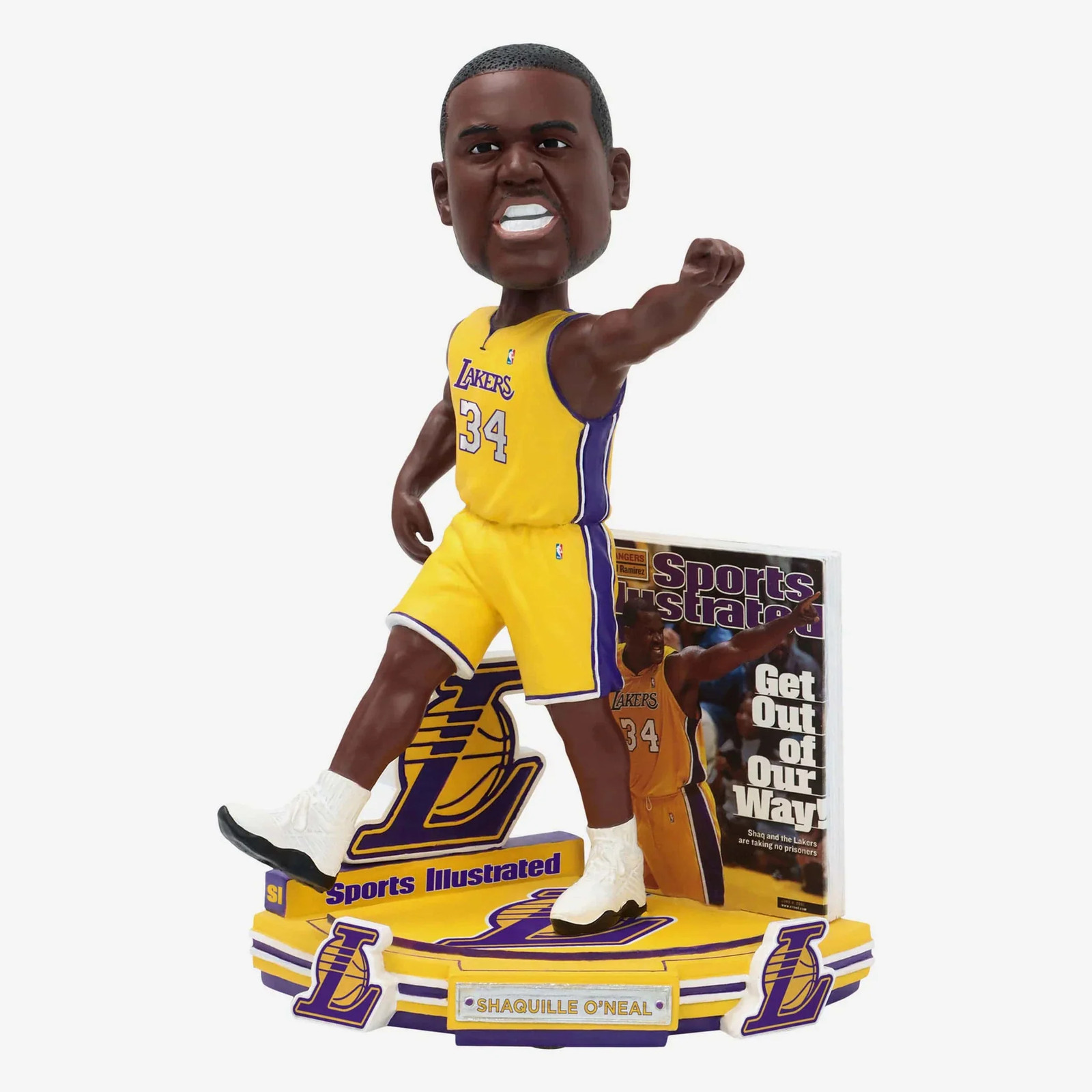 Shaquille O'Neal Los Angeles Lakers Sports Illustrated Cover Bobblehead NBA