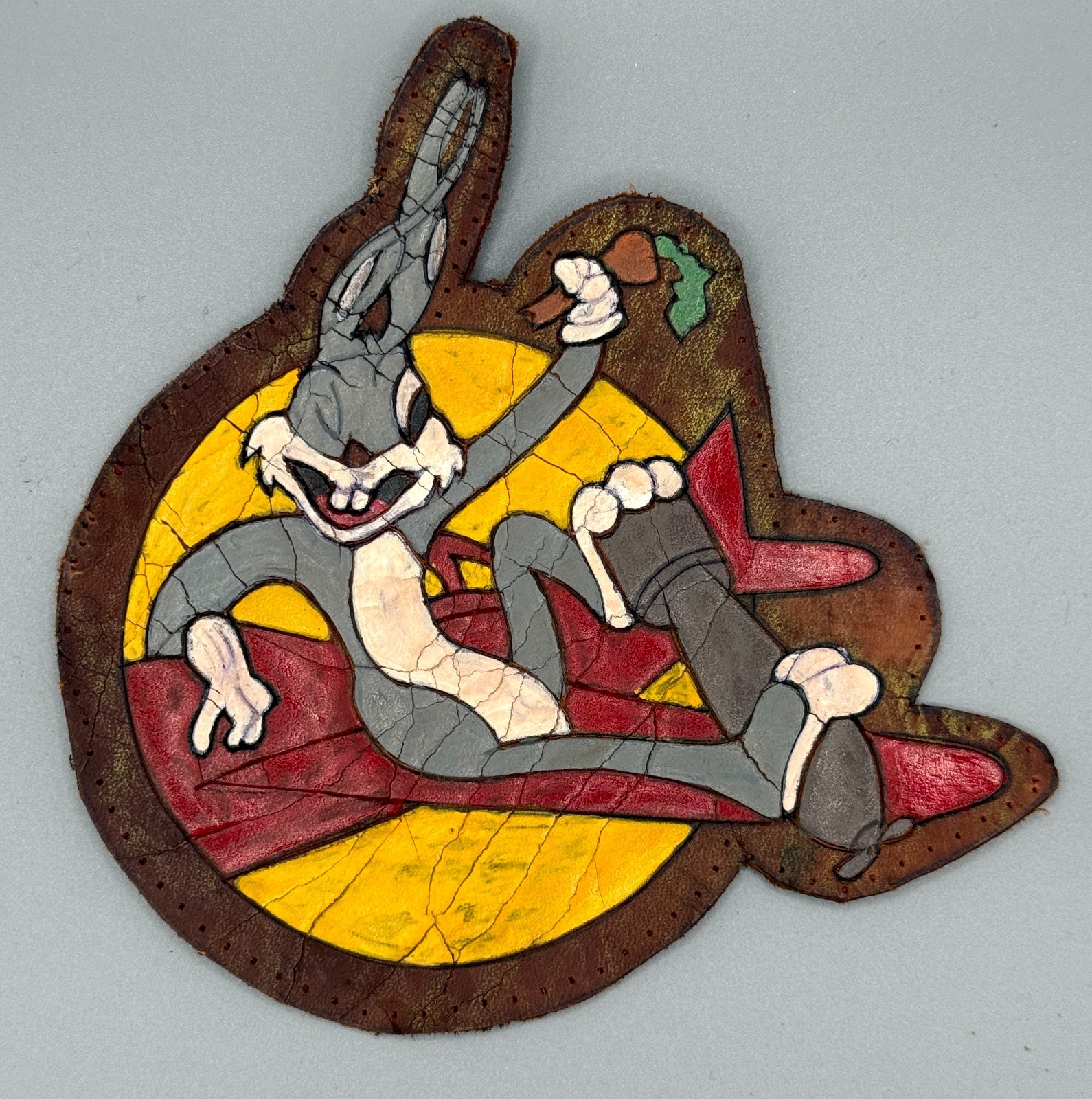 Rare WWII Bugs Bunny Original Squadron Patch