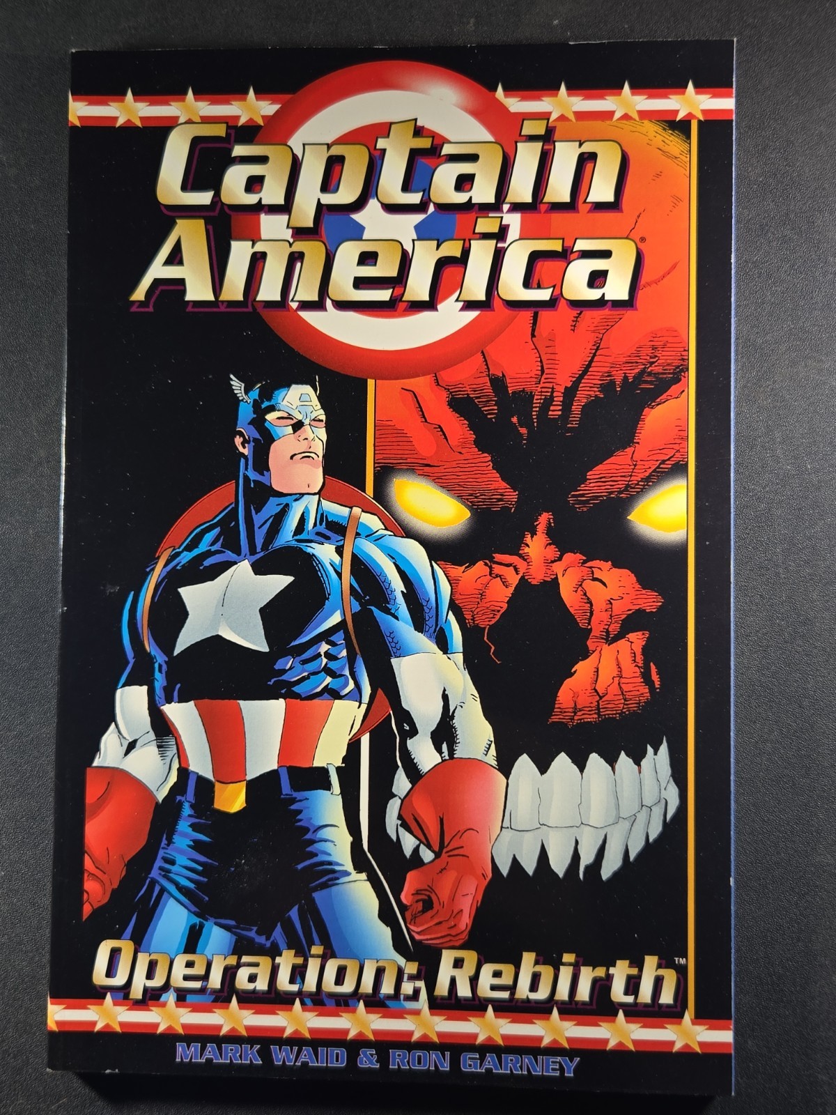 1996 CAPTAIN AMERICA: Operation Rebirth - 1st printing TPB - Marvel - NM