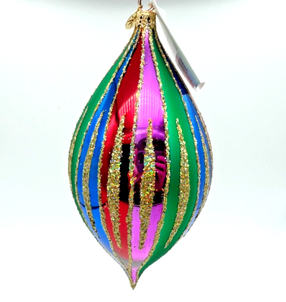 RARE NWT Vintage Christopher Radko Montague Drop Ornament 2001