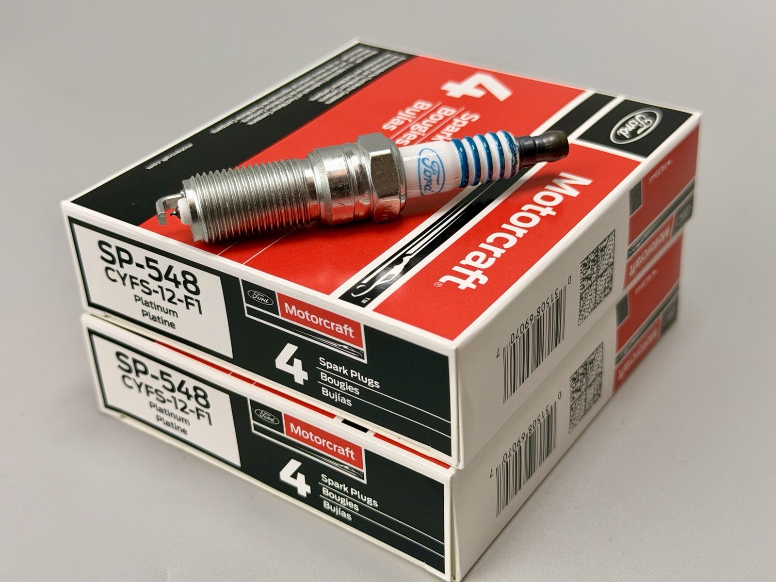 New Motorcraft SP548 Spark Plug Set of 8 For Ford Mustang F-150 2011-2017