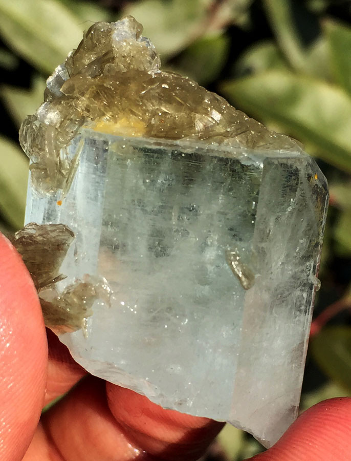 228CT See Vdo Natural Terminated & Undamage Gemmy Sky Blue Aquamarine ip1051