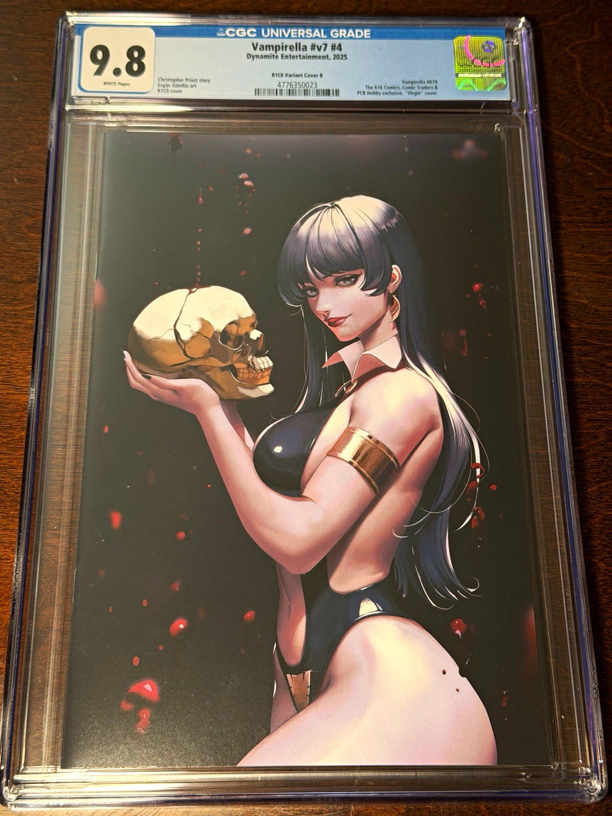 FREE SHIPPING Vampirella Vol. 7 #4 CGC 9.8 (2025) Dynamite R1CO Cover B Rico