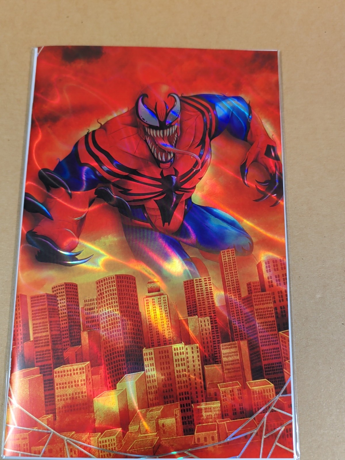 Maximum Spider Carnage LAVA FOIL Jessica Short ART BOOK 11/20 NEW