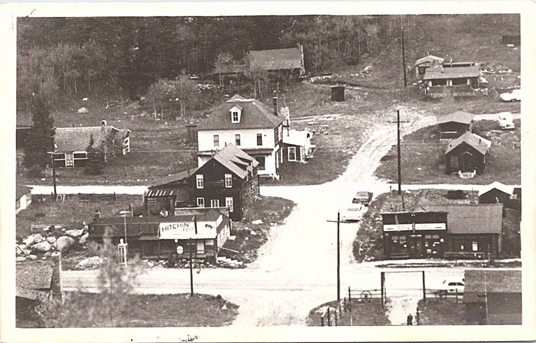 RPPC Leadville CO Birdseye View of Section of Town 1960s era