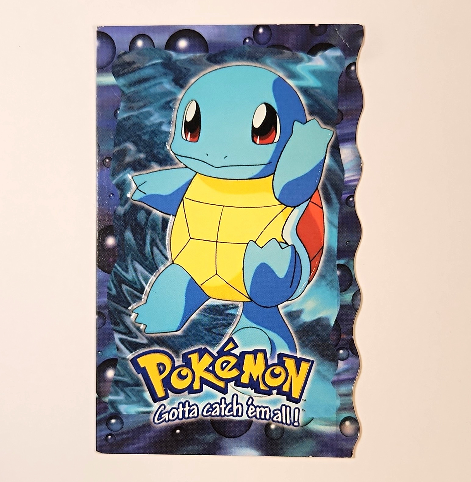 Topps Pokémon Evolution 1999 Squirtle #07 (7 of 12) Insert English