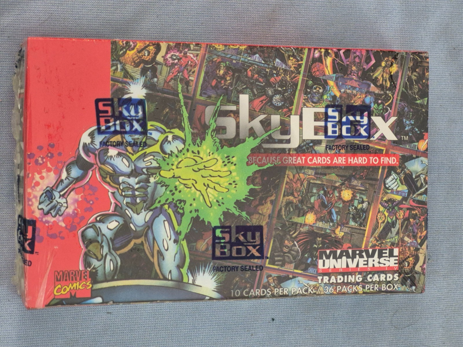 1993 Skybox Marvel Universe sealed box