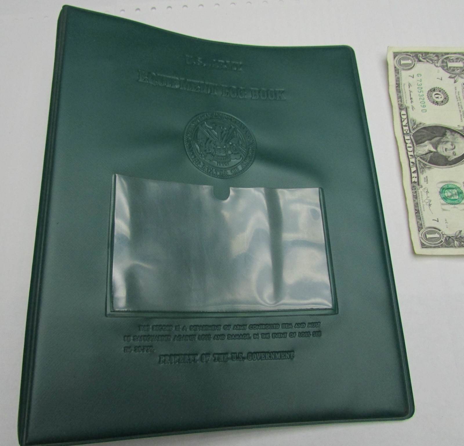 New Department of the Army 1980s Equipment Log Books Looseleaf Binders Notebooks