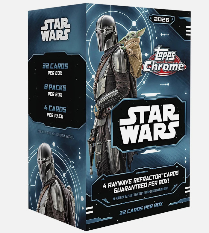 2026 Topps Chrome Star Wars - Value Blaster Box - PRESALE 9/30 RELEASE
