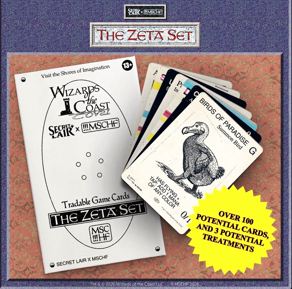 Wizards of the Coast Secret Lair x MSCHF Zeta Set  MTG 2026 *PRESALE*