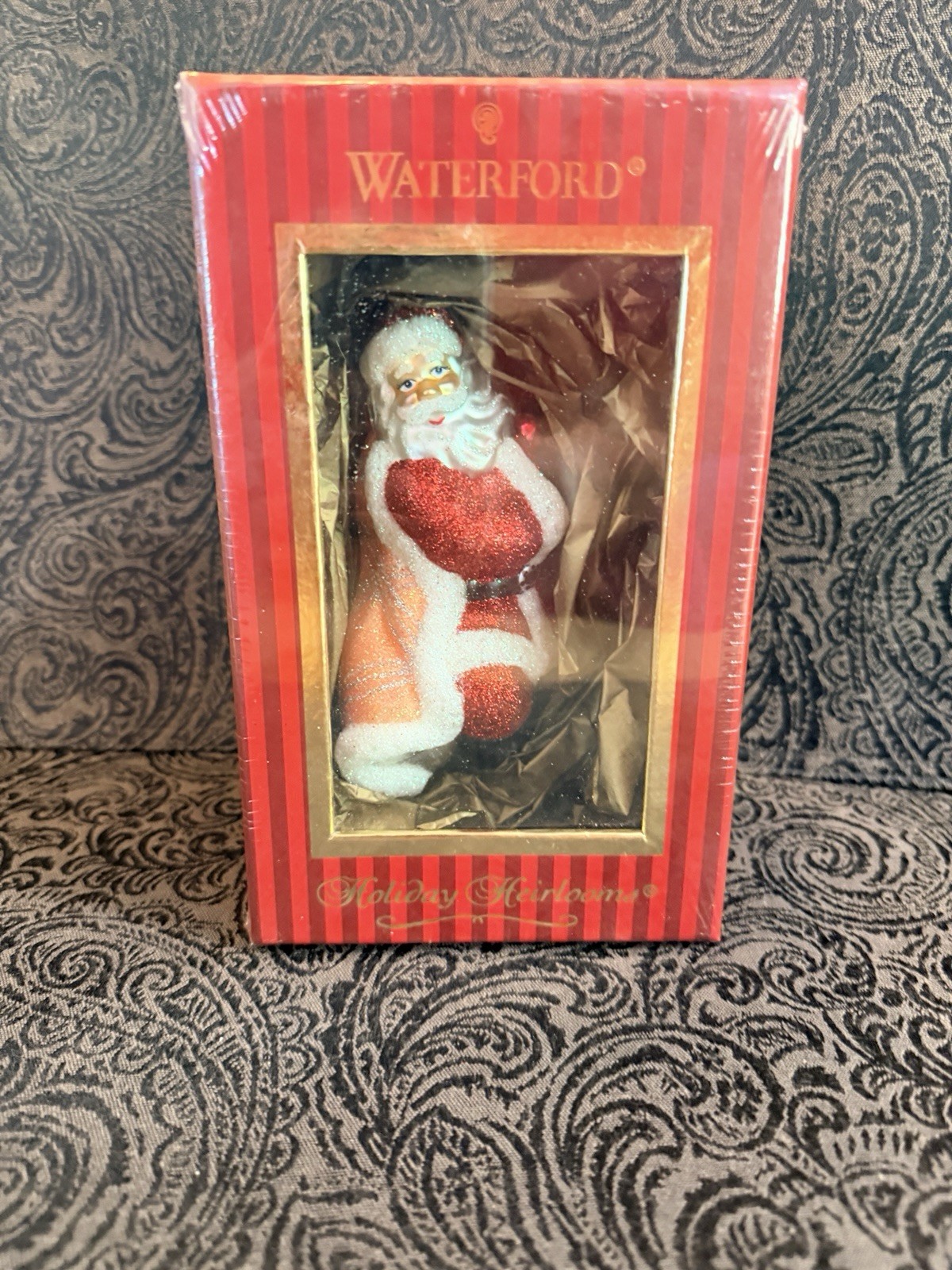 Waterford Holiday Heirlooms Romance Santa New In Box
