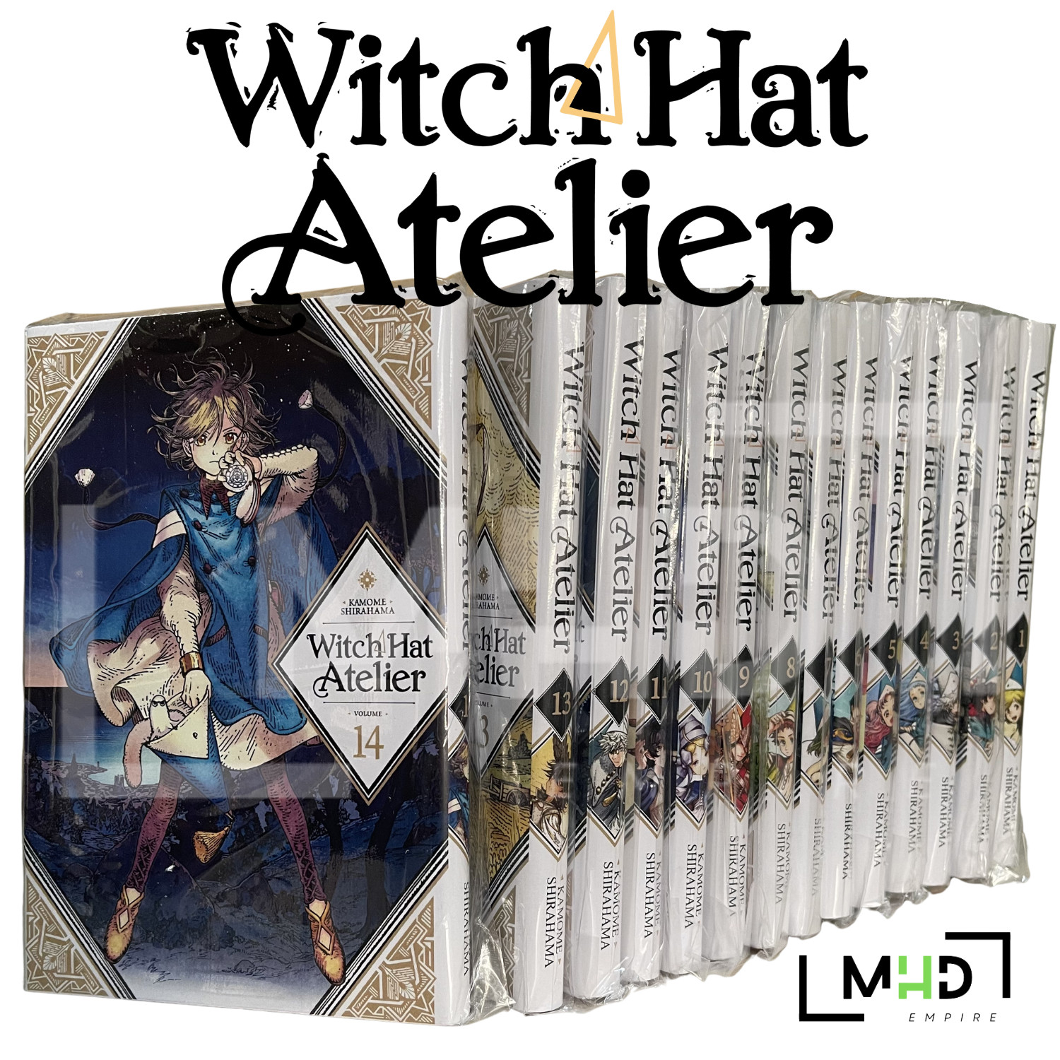 Witch Hat Atelier English Manga (Full & Half Set Vol.1-14) - 