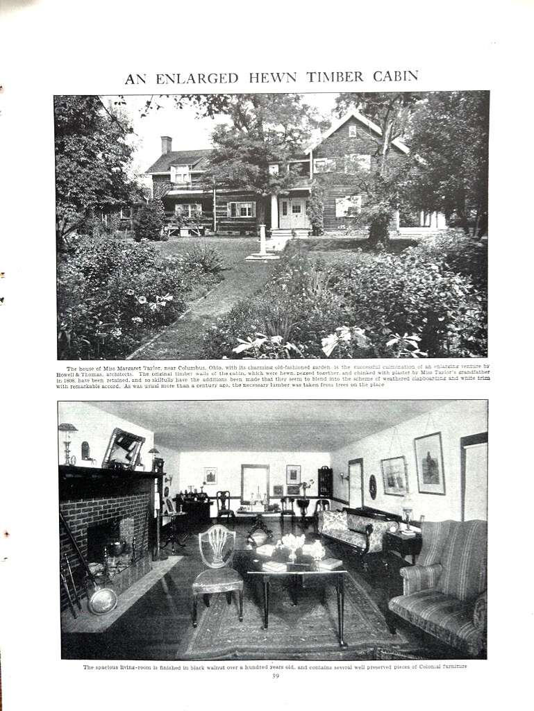 Margaret Taylor Home 1913, Columbus, OH, Howell & Thomas, Architects