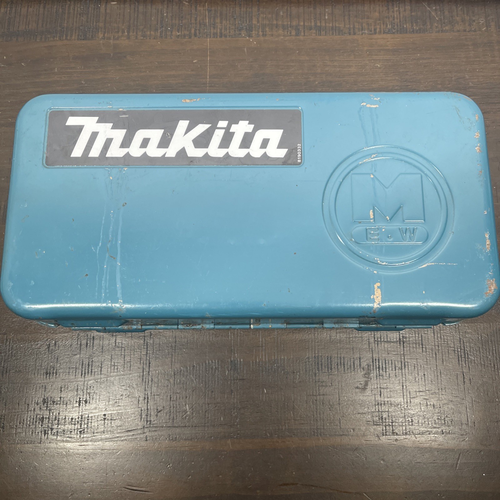 Vintage Makita Metal Tool Case (BOX ONLY) 13 1/4” x 6.75” Fits 4” Angle Grinder