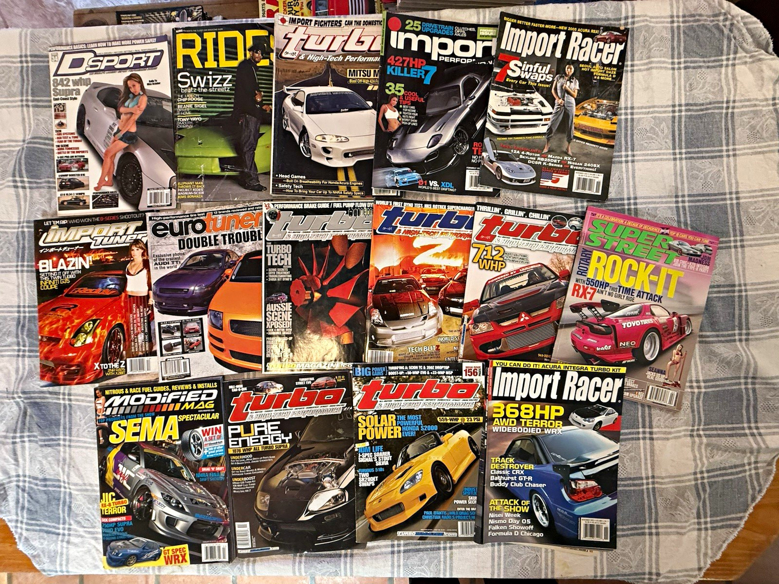 Huge Vintage Import Tuner Magazine Lot - Import Tuner, Turbo, Super Street,