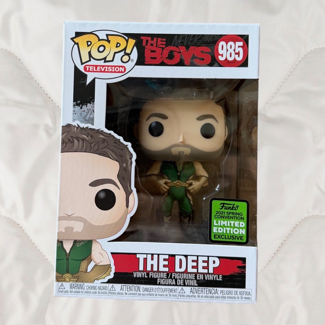 Funko Pop The Boys THE DEEP #985 2021 Spring Convention Limited Ed. Exclusive