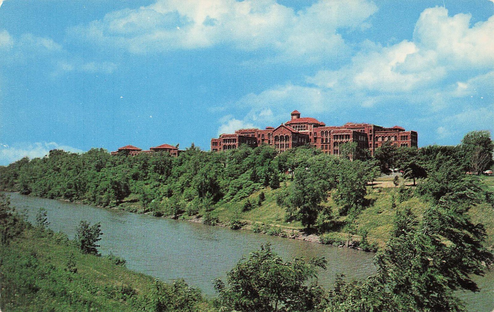 Rochester NY New York Monroe Community County Hospital Vtg Postcard G50