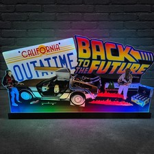 Back To The Future 3D RGB Acrylic LED Topper for BTTF Pinball Mahine picture