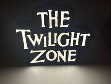 Light Up Twilight Zone Decoration 3d Printed Sign Extra Large XL 9” Wide picture