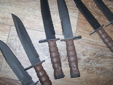 Vintage Knife OKC-3S OKC3S GENUINE USMC Ontario Knife Co + OKC Sheath USA picture
