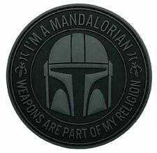 Mandalorian Weapons are A Part of My Religion Patch [3.0 inch-PVC Rubber -MB15] picture
